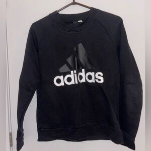 Adidas Black Crewneck Sweatshirt